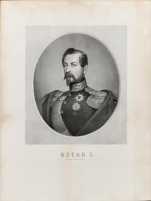 PARTI GRAFIK, 6 delar, 4 gravyrer 1600-tal/1700-tal, 1 litografi 1800-tal och 1 färgakvatint efter Utrillo.