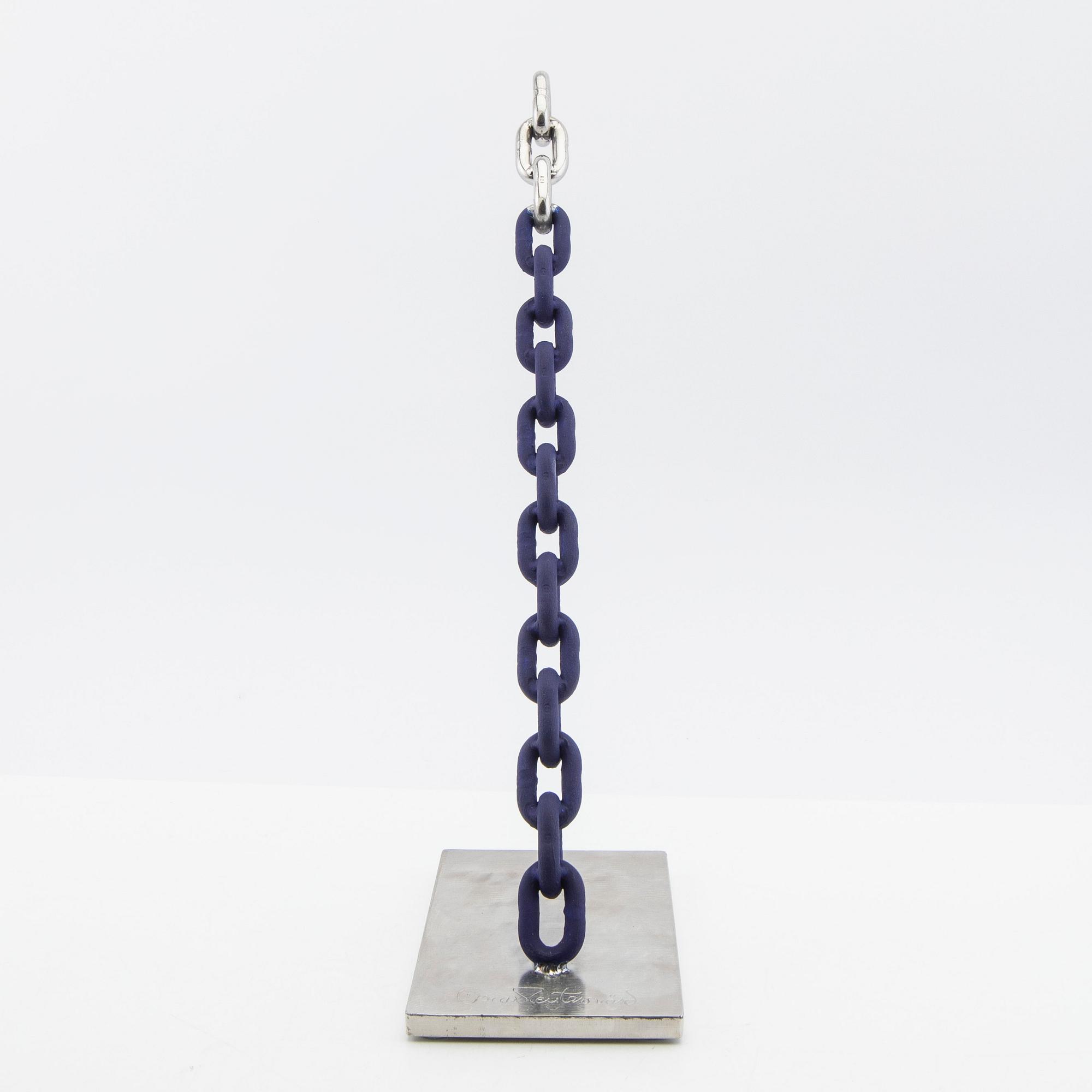 Oscar Reutersvärd, rostfritt stål.