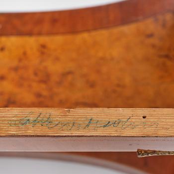 A presumably Austrian Empire centre table, early 19th century.