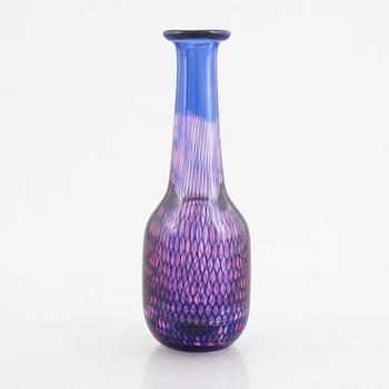 Sven Palmqvist, a 'Kraka' glass vase, Orrefors 1972.