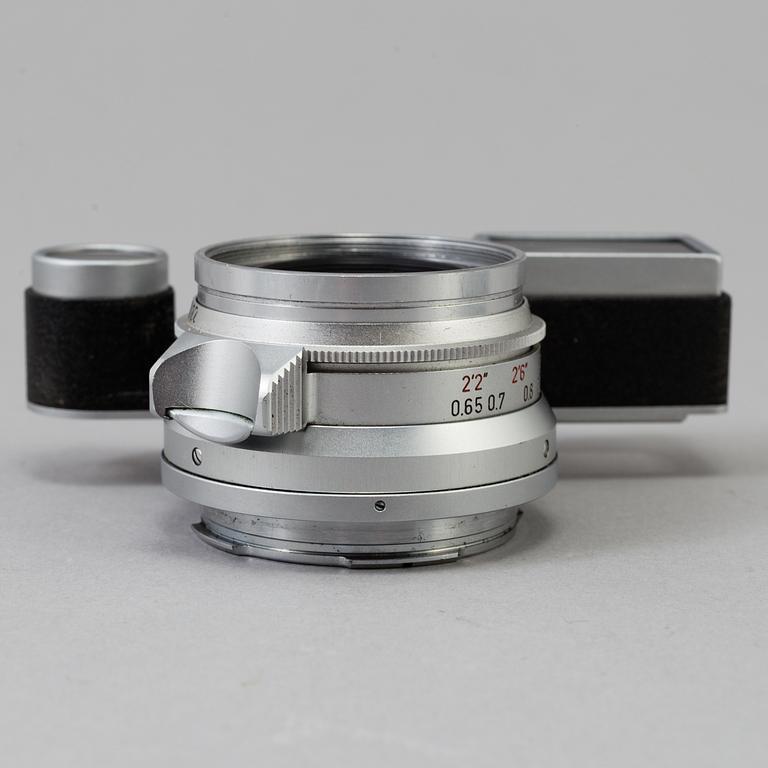 A Chrome Leica Summaron 1:2,8/35, nr 1782151, Ernst Leitz, Wetzlar.