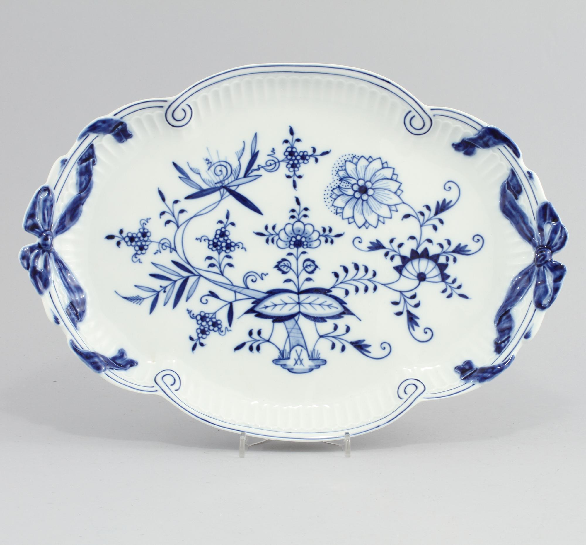 STEKFAT, porslin, Meissen, Tyskland, 1900-tal.