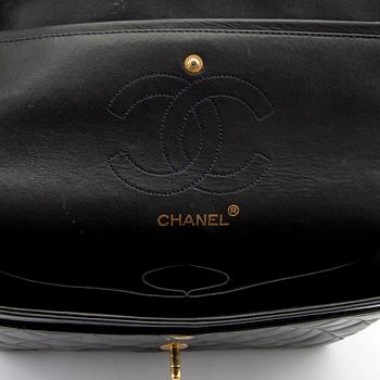 Chanel, "Double Flap Bag" vintage handbag from the 1980s.