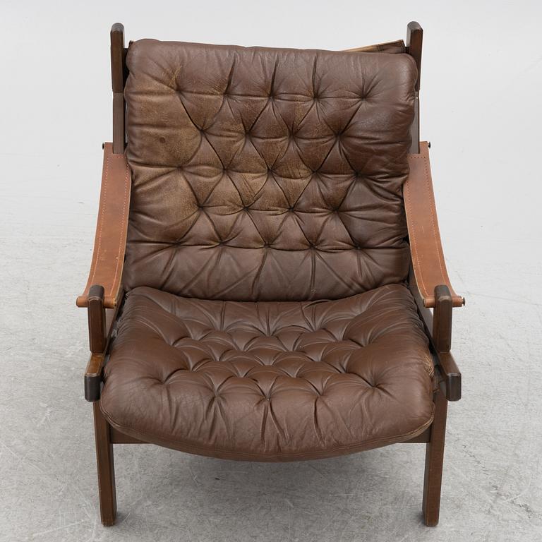 Torbjørn Afdal, a pair of 'Hunter' armchairs, Stranda industri, Bruksbo, Norway, 1970s.