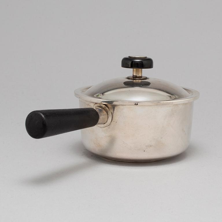 NM THUNE, a silver pan, Oslo, circa 1930.