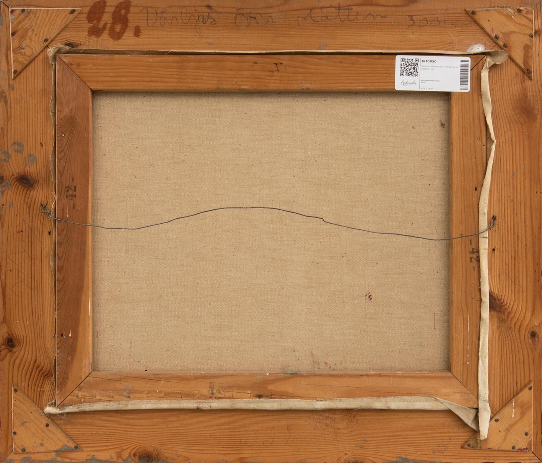 Gerhard Nordström, "Vårljus över slätten".