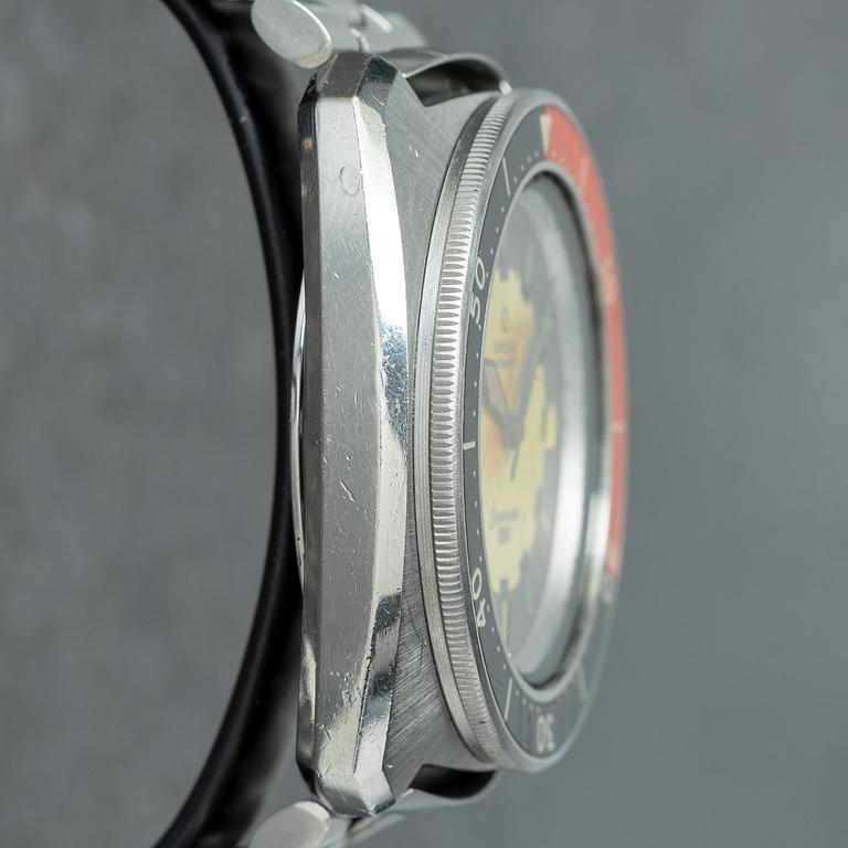 Omega, Seamaster 200, "Banana", wristwatch, 41 mm.