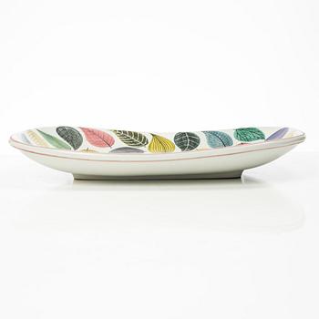 Stig Lindberg, fat, fajans, Gustavsberg Studio, signerad, 1950-60-tal.