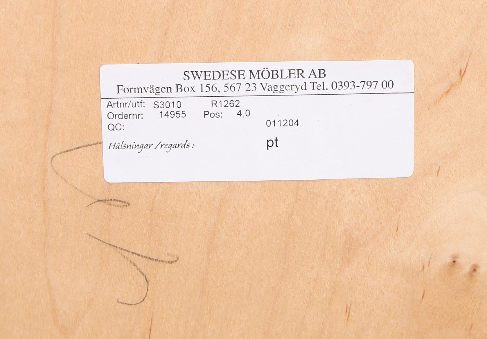 FOTPALL, "Lamino", Yngve Ekström, Swedese, 2000-tal.