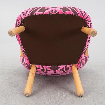 Fåtölj, Scandinavian Modern, "Clam chair"/"Muslinge", 1940/50-tal.