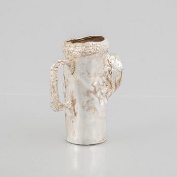 A silver vase, mark of Lars Arby, Gothenburg, Sweden 1975.