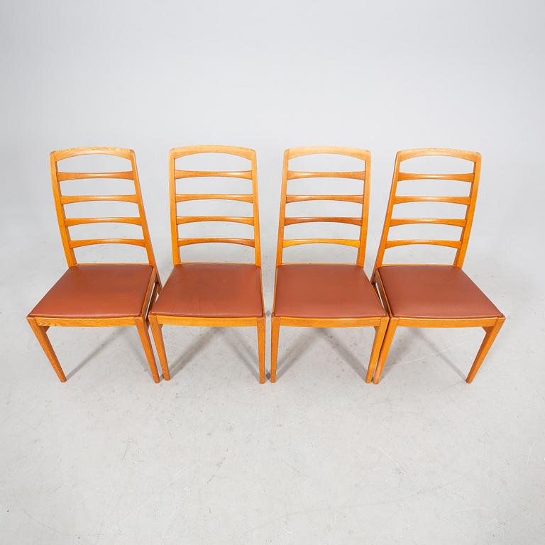A Bertil Fridhagen fice pcs of Reno teak dining suit from Bodafors möbler 1950/60s.