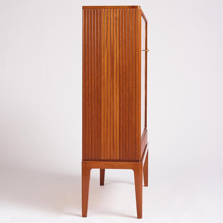 Erik Mattsson, "Stockholm 1", a cabinet, ed. 12/12, executed by Birger Ekman, Mjölby Intarsia for AB Harry Carlsson Stockholm, 1944.