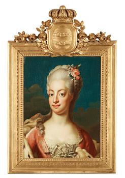 Jakob Björck Tillskrivna, "Konung Gustaf III" (1746-1793) & "Drottning Sofia Magdalena" (1746-1813).