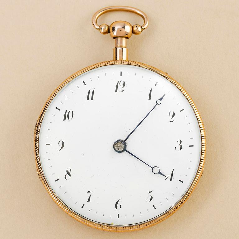 Pocket watch, repeater, ca 1820.