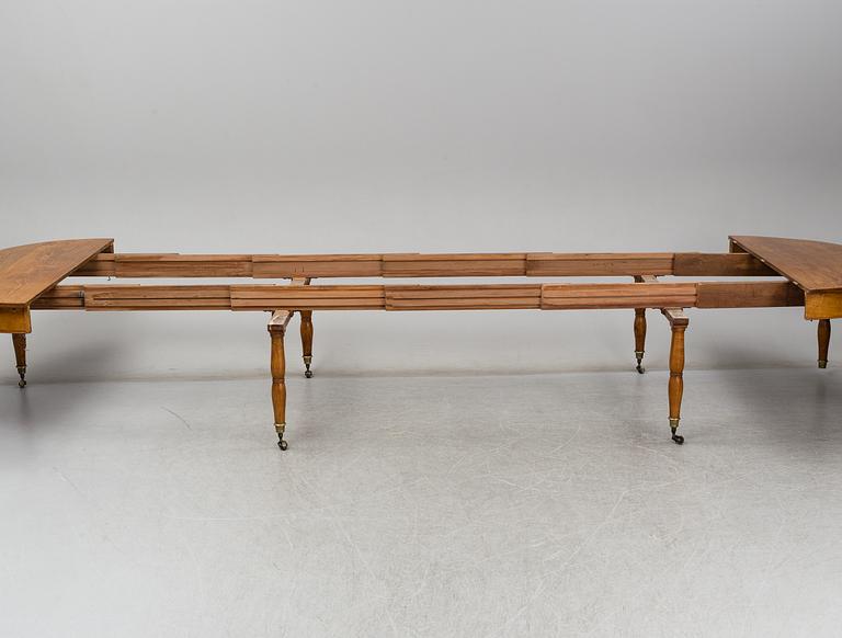 A Swedish mid 19th century dinner table.