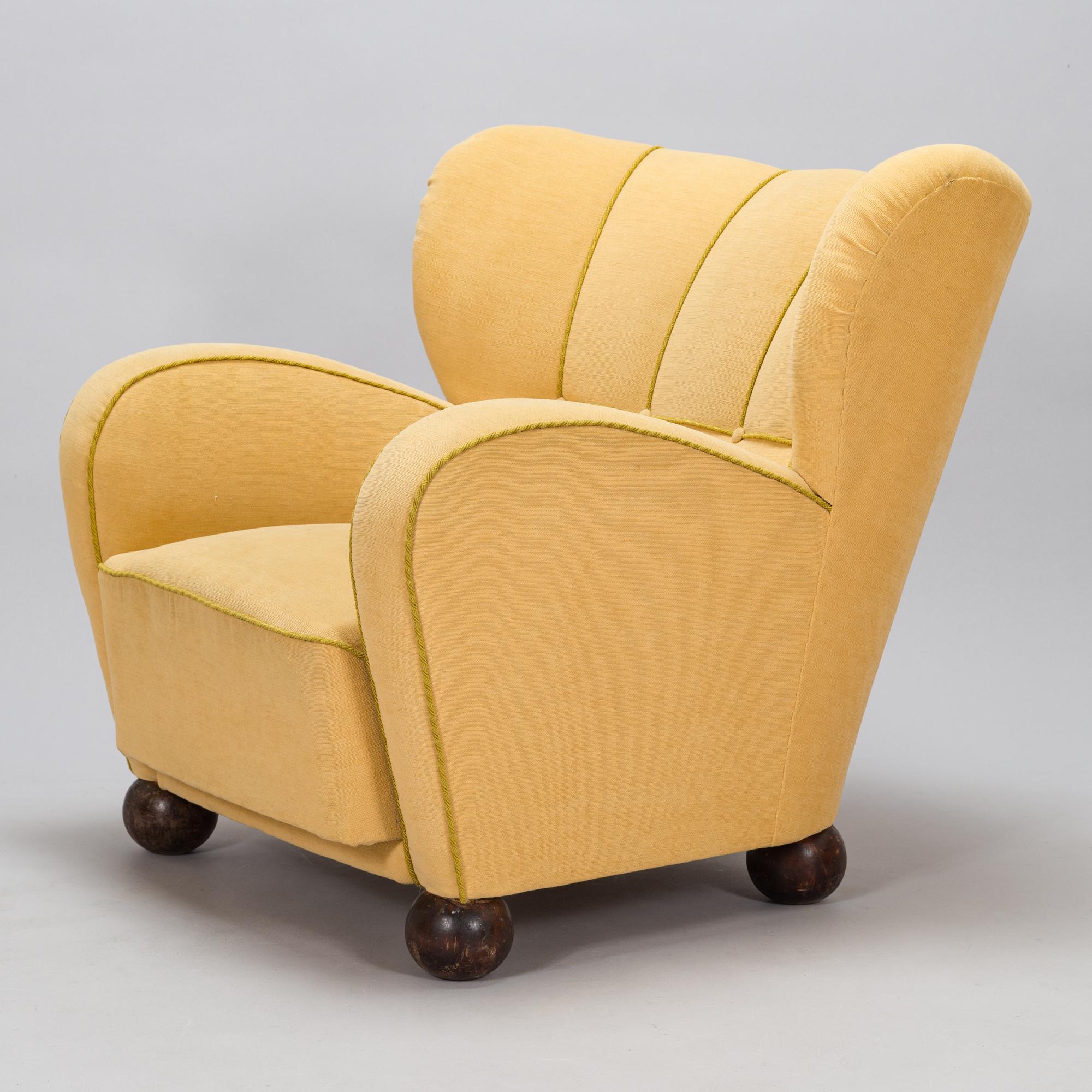 Märta Blomstedt, an 'Aulanko-model' armchair. Designed in 1939.