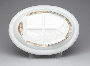 STEKFAT, porslin, Kina, 1800-tal.