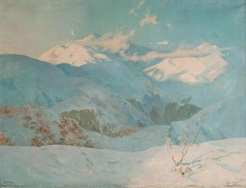 Julius Olsson, oil on canvas, signed.