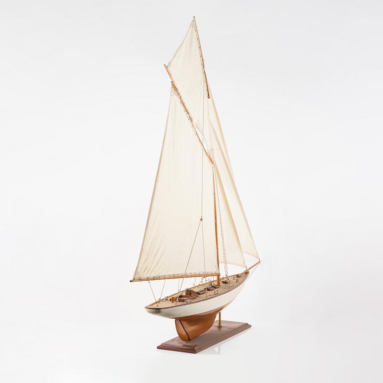 A decorative sailing boat. 20th Century.