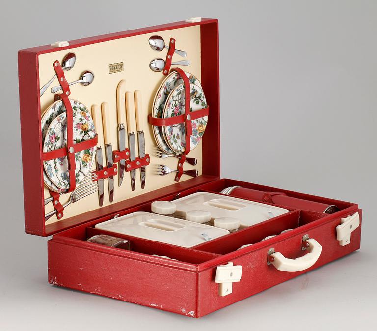 PICKNICKVÄSKA, Brexton, England, 1950-tal.