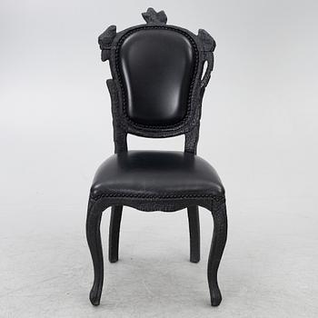 Maarten Baas, chairs 4 pcs, "Smoke Chair", Moooi.