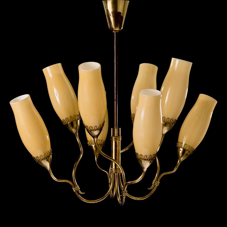 GUNNEL NYMAN, A mid 20th century '51110' chandelier Sievä for Idman Finland.