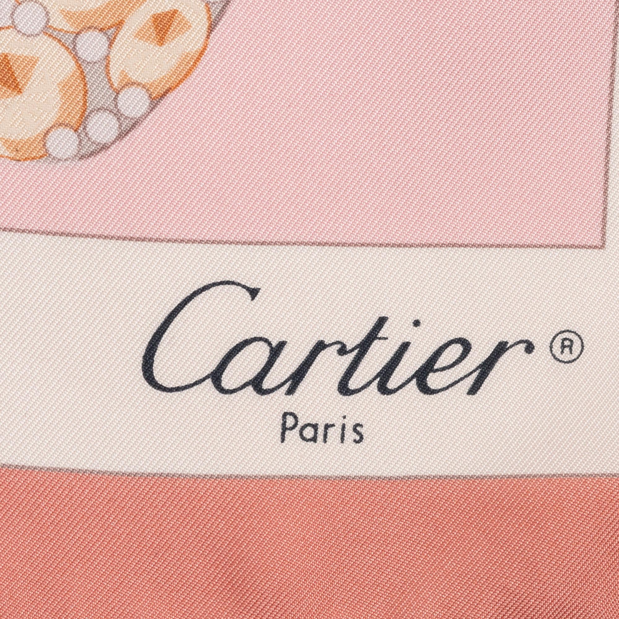 Cartier, scarf.
