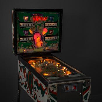 a "Honey" pinball-game by Williams USA, 1970's.