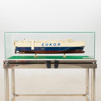 Ship model, "Asian chorus" Eukor car carriers inc Korea 1997.