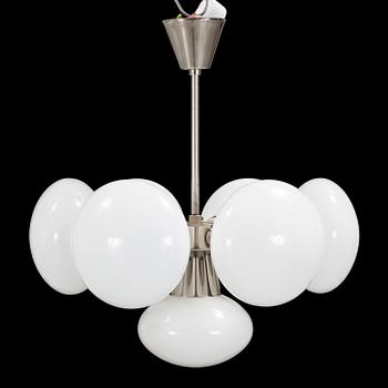 TAKLAMPA, 1960-tal. Totalhöjd ca 45 cm.