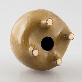 Lisa Larson, figurin, stengods, "Bulldog", ur serien "Stora zoo", Gustavsberg.