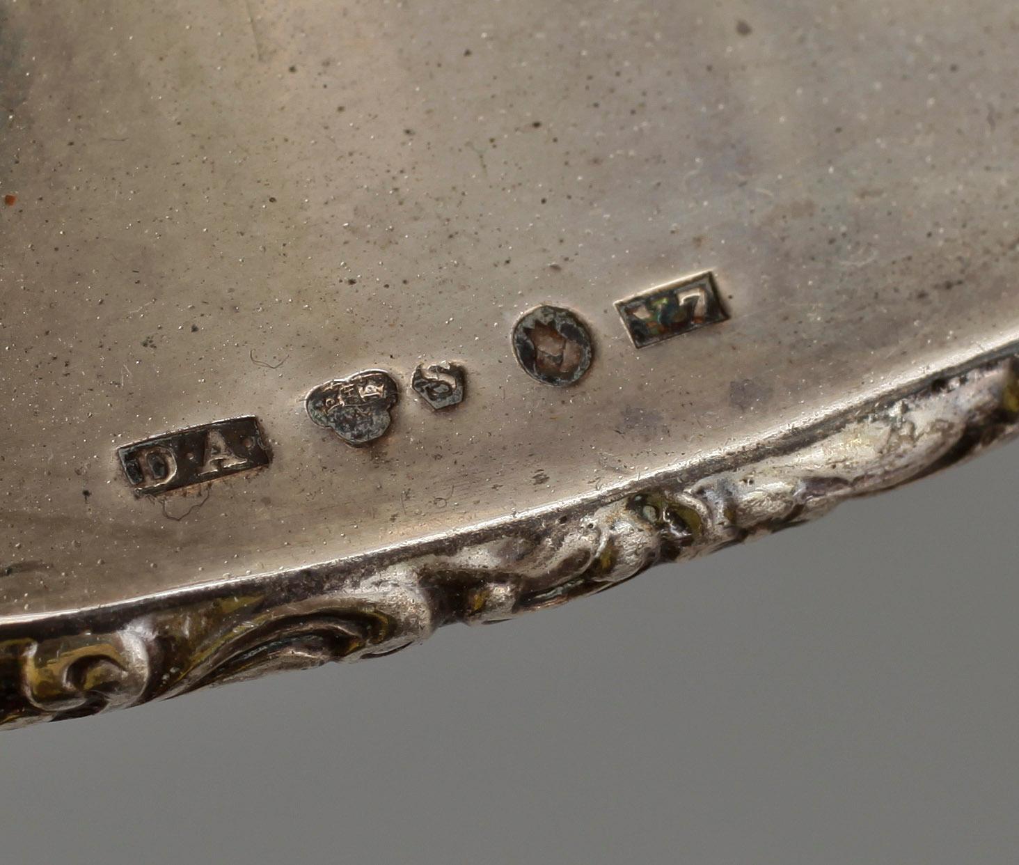 SOCKERSKÅLAR med LOCK, ett par, silver. David Andersen & Comp, Stockholm 1925. Vikt 776 gr.