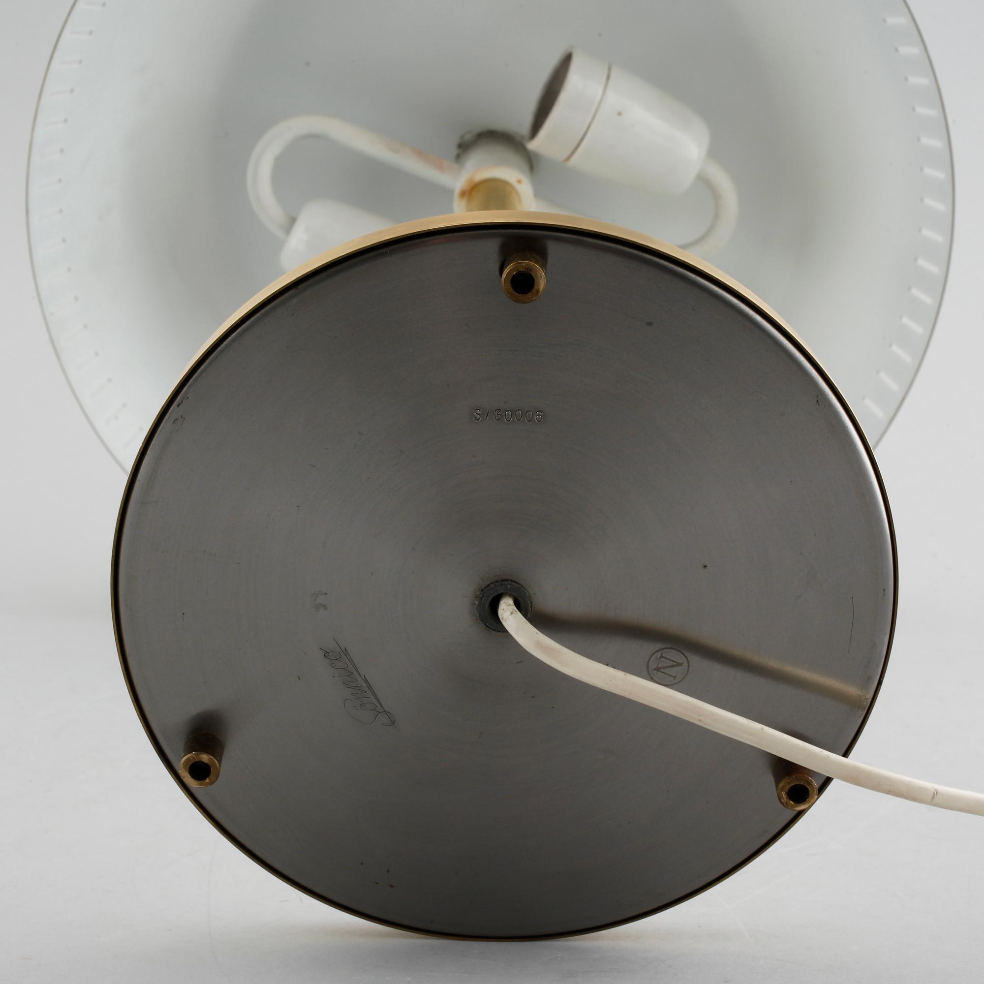 BORDSLAMPA, Sönnico, 1900-talets andra hälft.