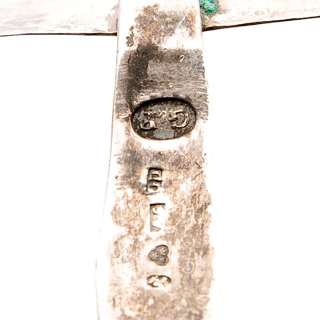Fish slice, silver, Gabriel Dahlberg, Lund, 1879.