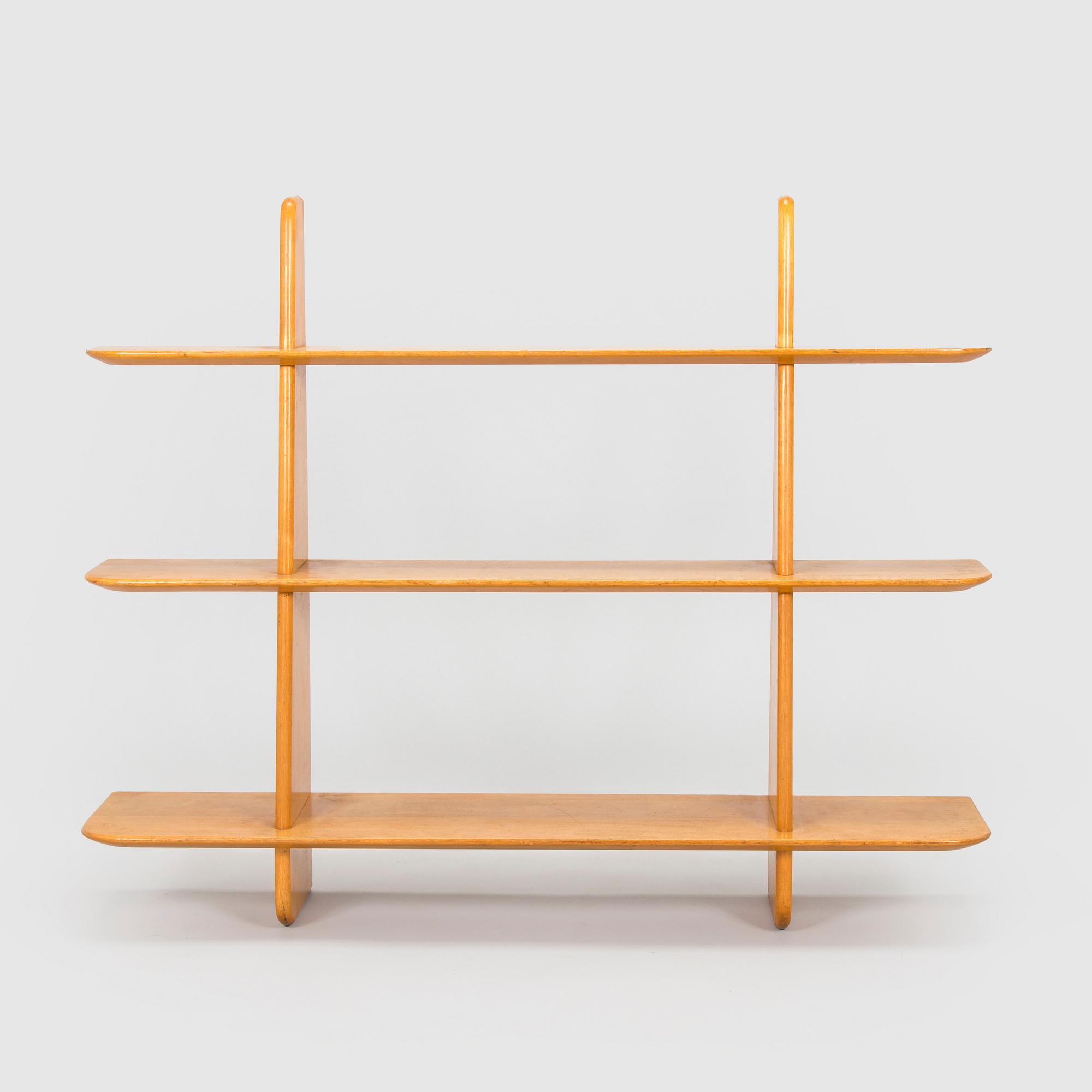 Ilmari Lappalainen, seinähylly / kirjahylly, "Leo", Asko 1900-luvun puoliväli.