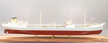 A ship model, M/T Margit Gorthon, launched 1951.