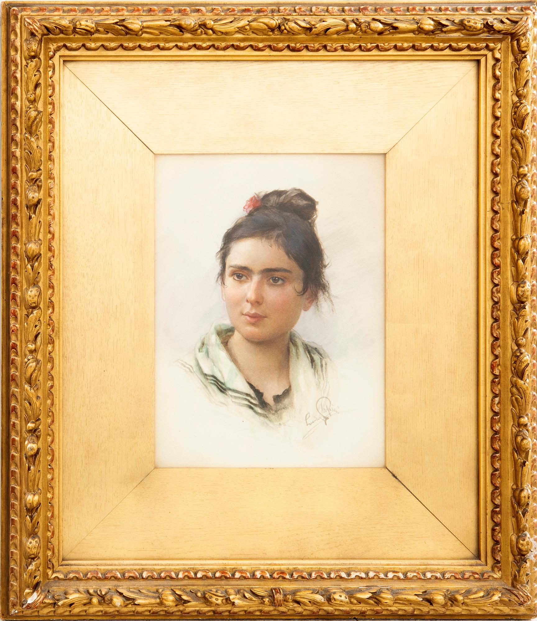 Ludovico Passini, Portrait of an unknown young woman.