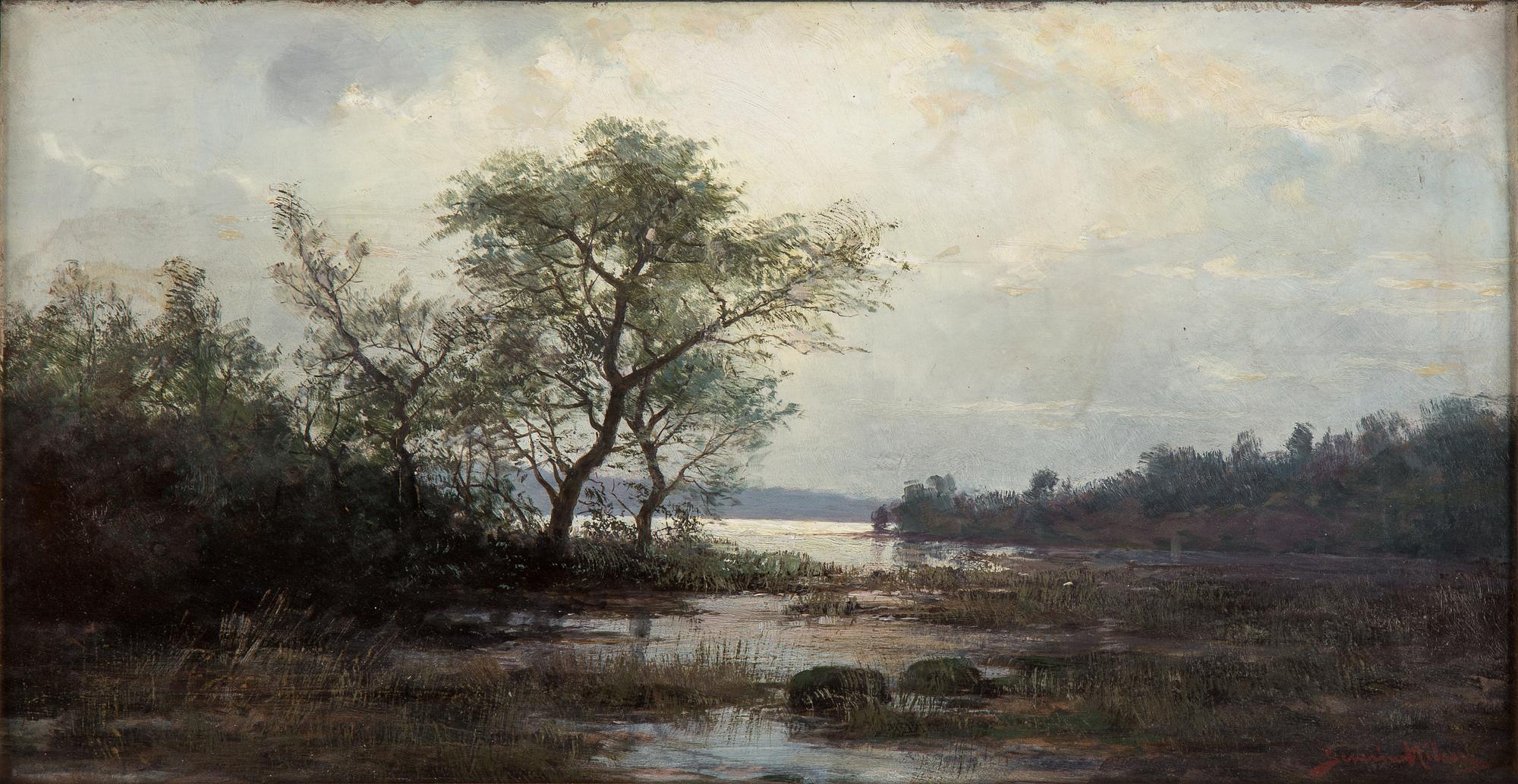 SEVERIN NILSON, oil on panel, signed Severin Nilson.