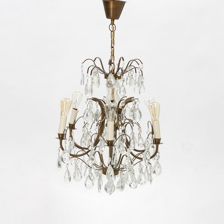 A baroque-style chandelier, first half of the 20th century.