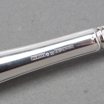 A SET OF 34 PIECES SWEDISH SILVER CUTLERY, MEMA GAB 2010's.