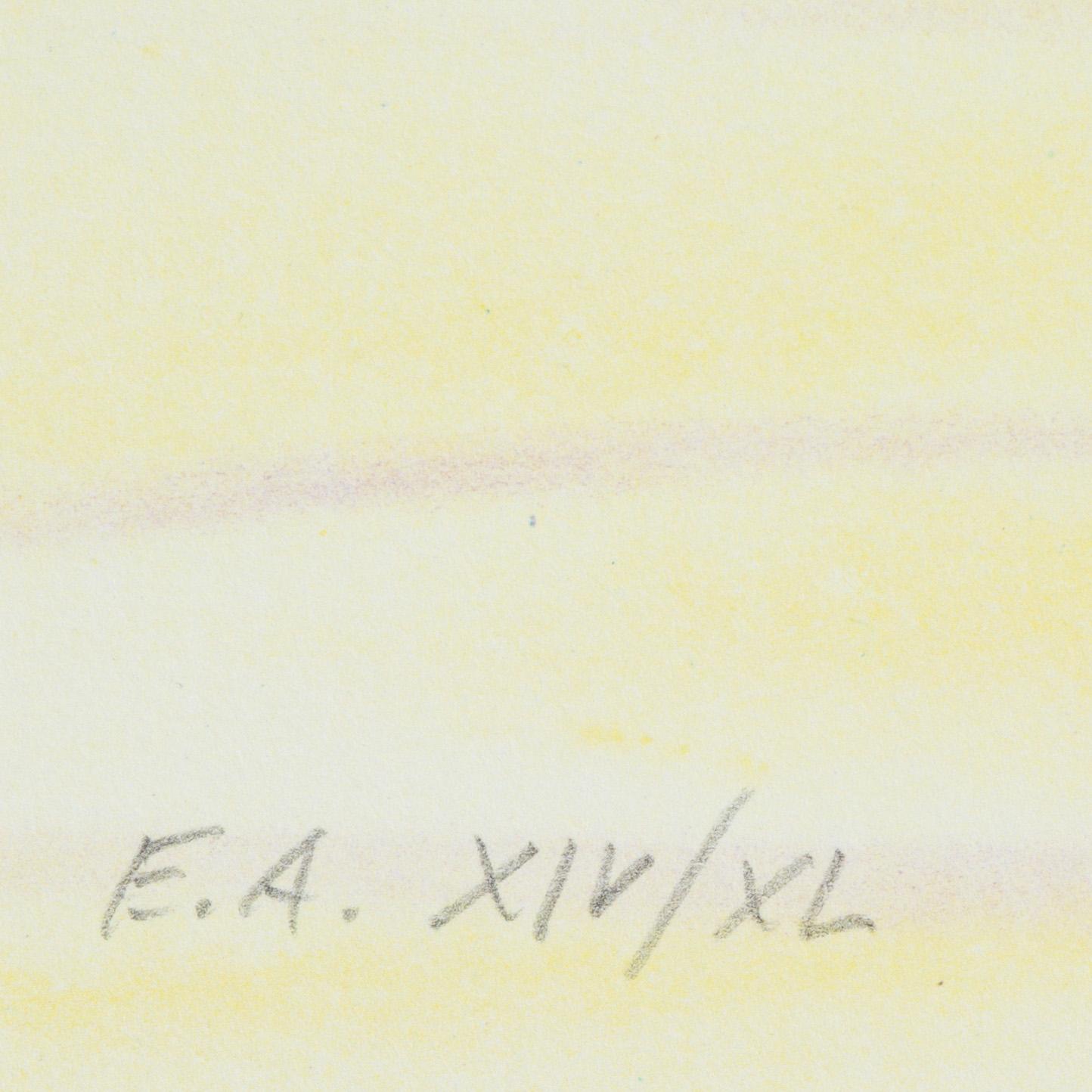 Lars Jonsson, portfolio "Strandspeglingar" with 5 lithographs in colour, signed EA XIV/XL.