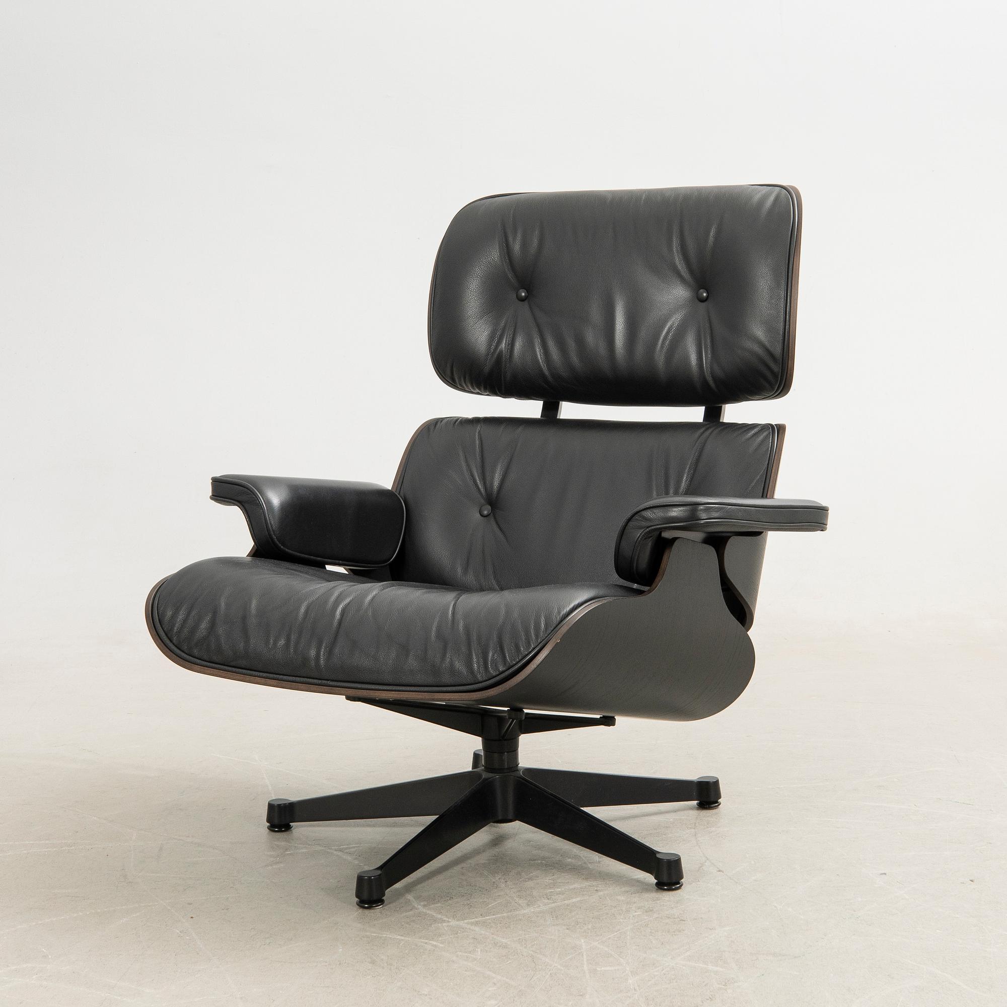 Charles & Ray Eames, "Lounge Chair", Black Chestnut, Vitra, 2023.