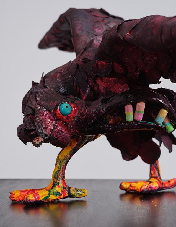 Nathalie Djurberg & Hans Berg, "A Thief Caught in the Act (Flock of Birds)".