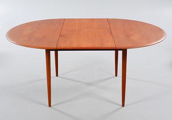 Four chairs and a table, Mogens Kold, 1950/60s.