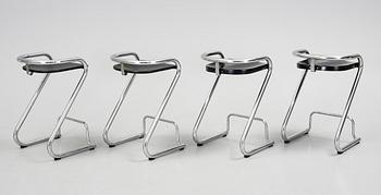 BARSTOLAR, två par, "S70-3", Börge Lindau och Bo Lindekrantz, Lammhults, 1900-talets andra hälft.