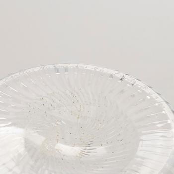 Kerttu Nurminen, two vases, signed Kerttu Nurminen Nuutajärvi, 18/99 and 63/99.