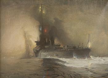 Harry Kluge, Warship in the Twilight.