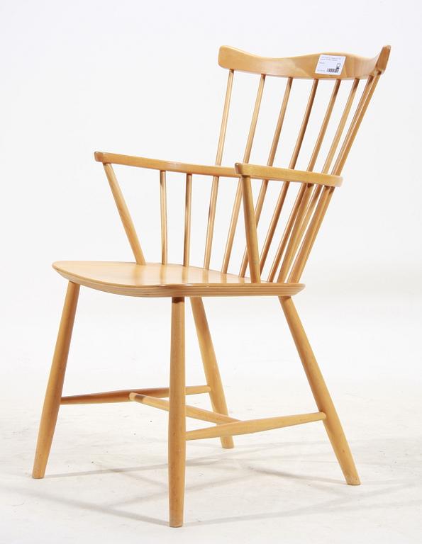 KARMSTOL, "Windsdor Chair", Börge Mogensen. FDB Möbler.  Stämplmärkt.