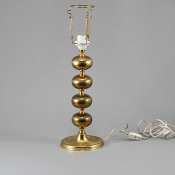 BORDSLAMPA, 1900-talets andra hälft.